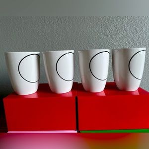 Set of 4 Corelle Porcelain Mugs